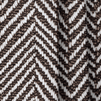 Ebony Herringbone - Curtain Panel - The Drapery