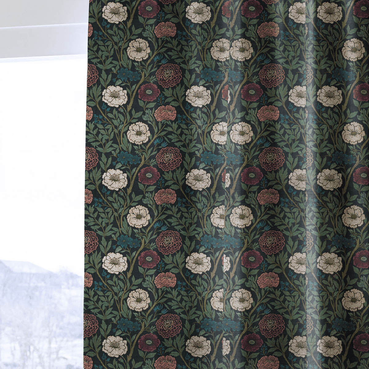 Eden Nocturnal - Curtain Panel - The Drapery
