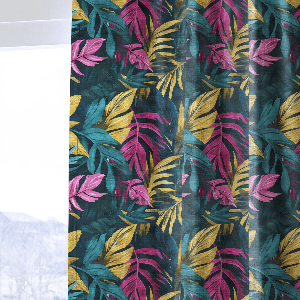 Electric Tropic - Curtain Panel - The Drapery