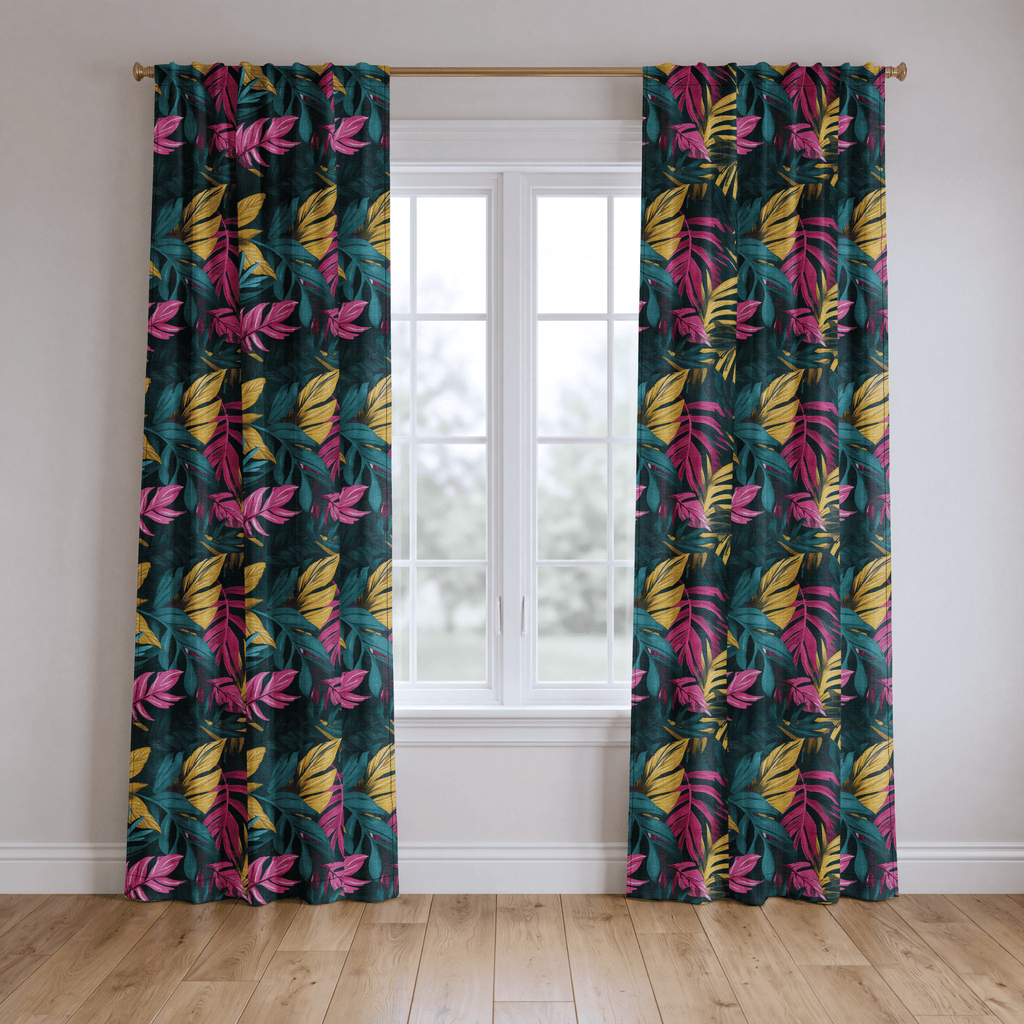Electric Tropic - Curtain Panel - The Drapery