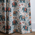 Elephant Jungle - Curtain Panel - The Drapery
