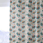 Elephant Jungle - Curtain Panel - The Drapery