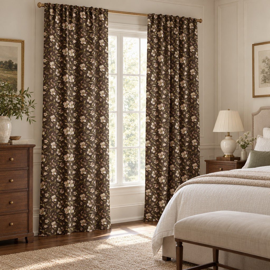 Elisa Florals - Curtain Panel - The Drapery