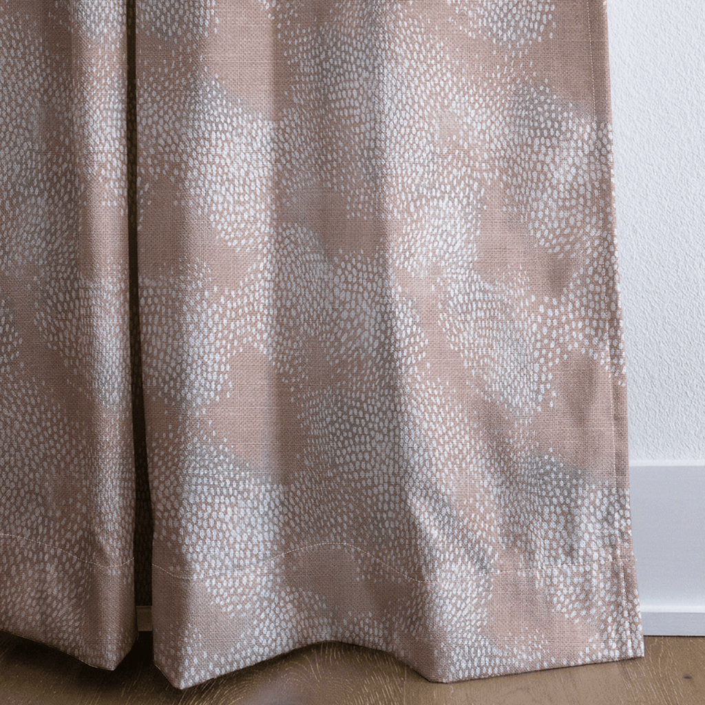 Elodie Blush - Curtain Panel - The Drapery
