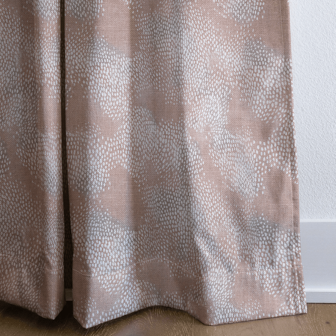 Elodie Blush - Curtain Panel - The Drapery