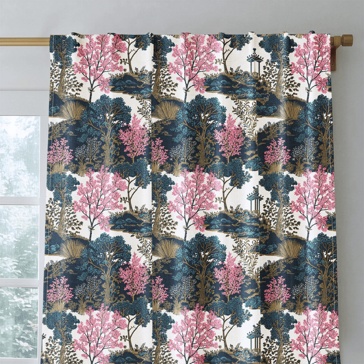 Eloise Blossom - Curtain Panel - The Drapery