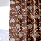Eloise Hydrangea Floral - Curtain Panel - The Drapery