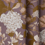 Eloise Hydrangea Floral - Curtain Panel - The Drapery