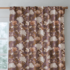 Eloise Hydrangea Floral - Curtain Panel - The Drapery