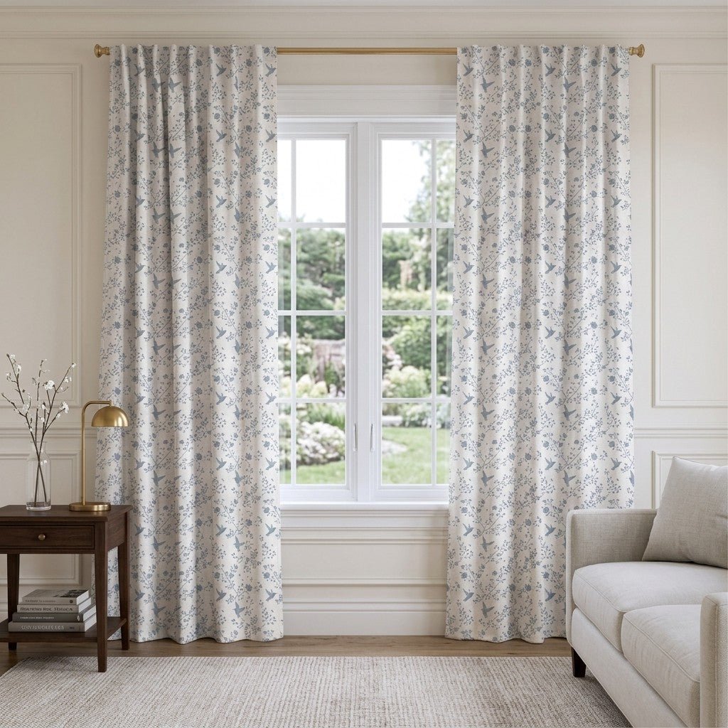 Eloise Toile - Curtain Panel - The Drapery