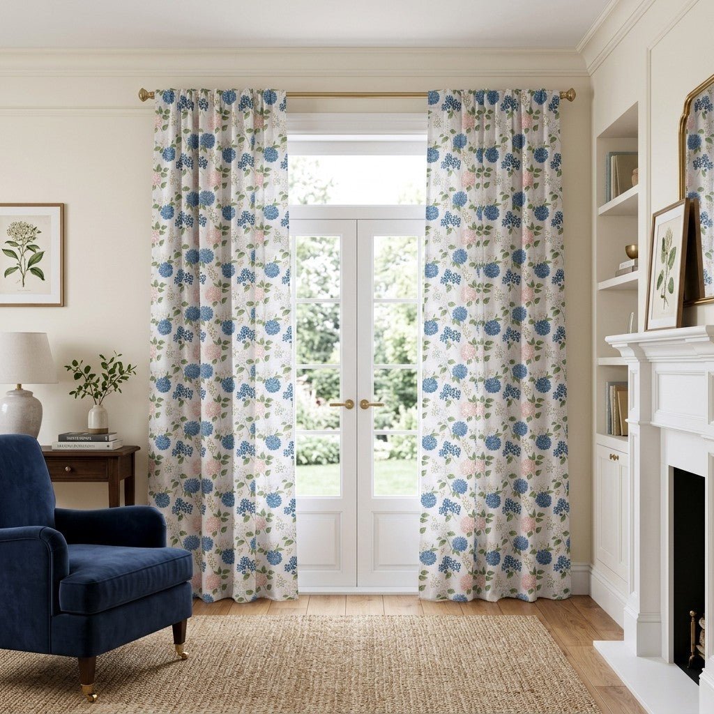Elsin Blooms - Curtain Panel - The Drapery