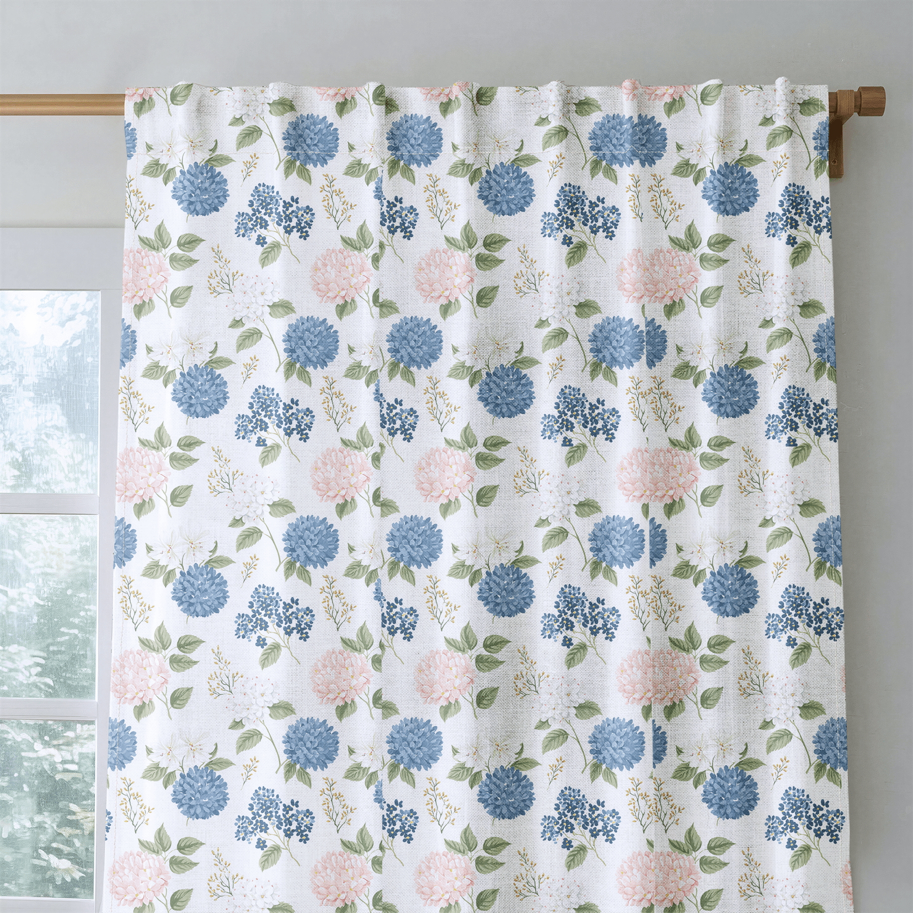 Elsin Blooms - Curtain Panel - The Drapery