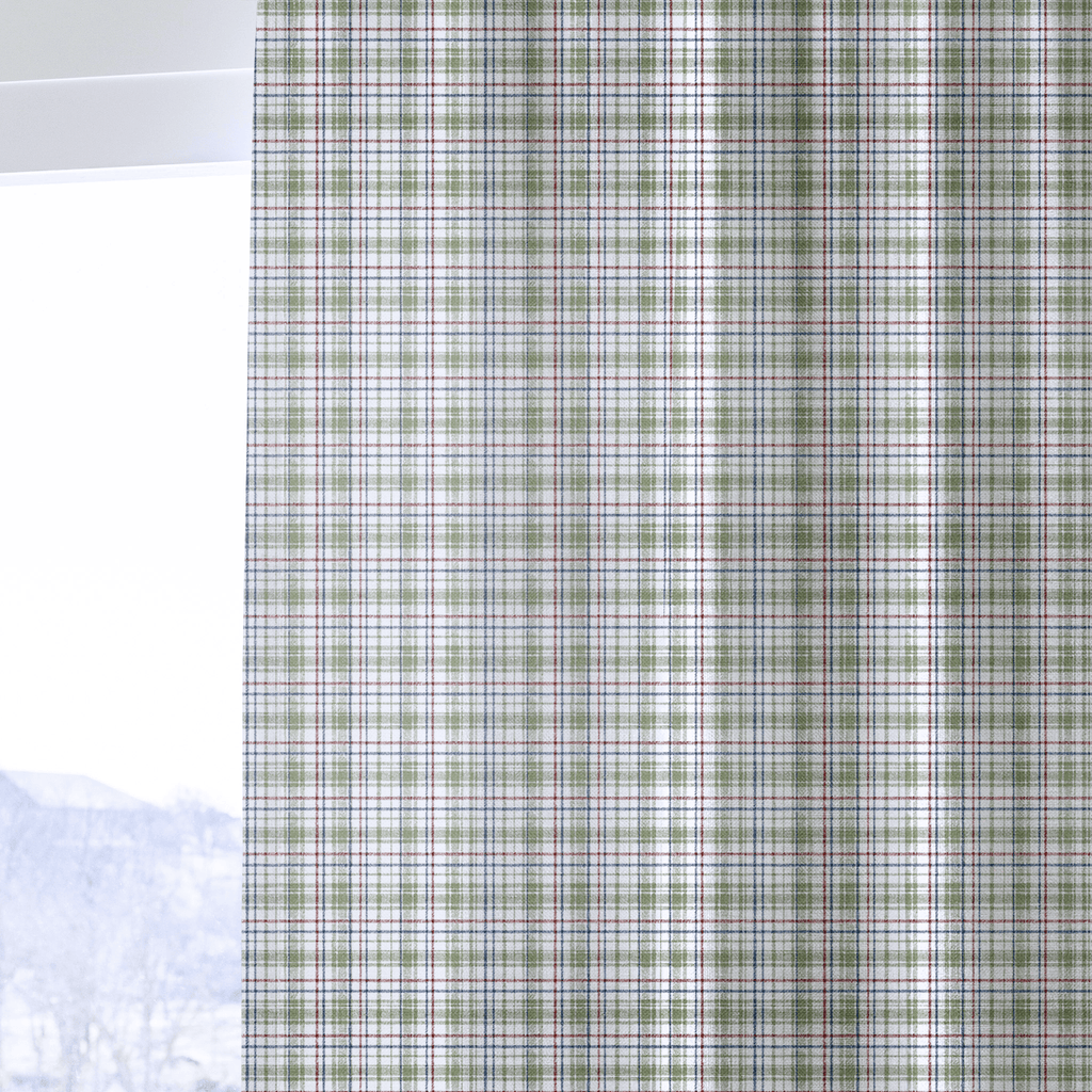 Elsin Plaid - Curtain Panel - The Drapery