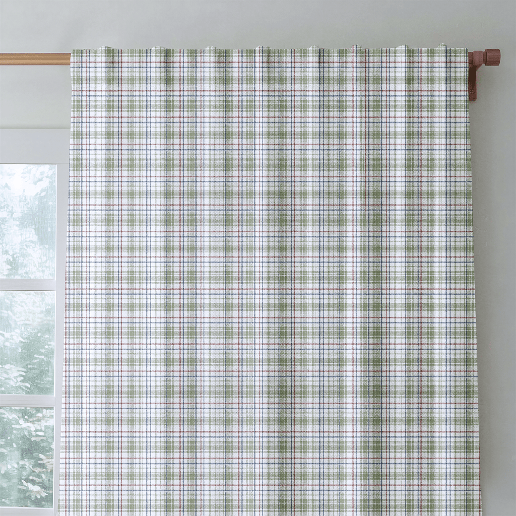 Elsin Plaid - Curtain Panel - The Drapery