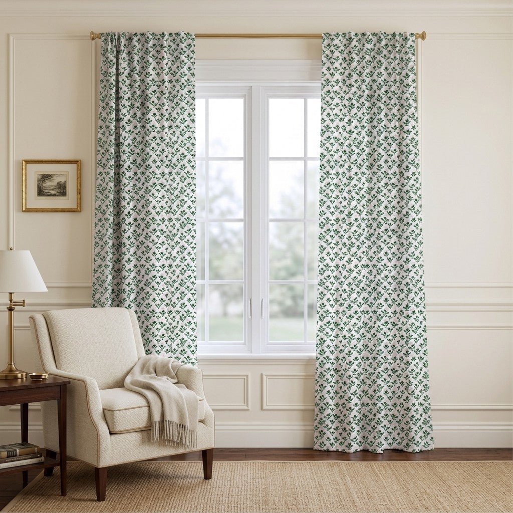 Elysant Floral - Curtain Panel - The Drapery