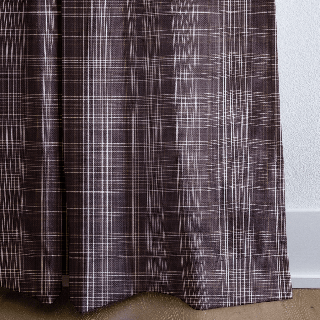 Ember Plaid - Curtain Panel - The Drapery
