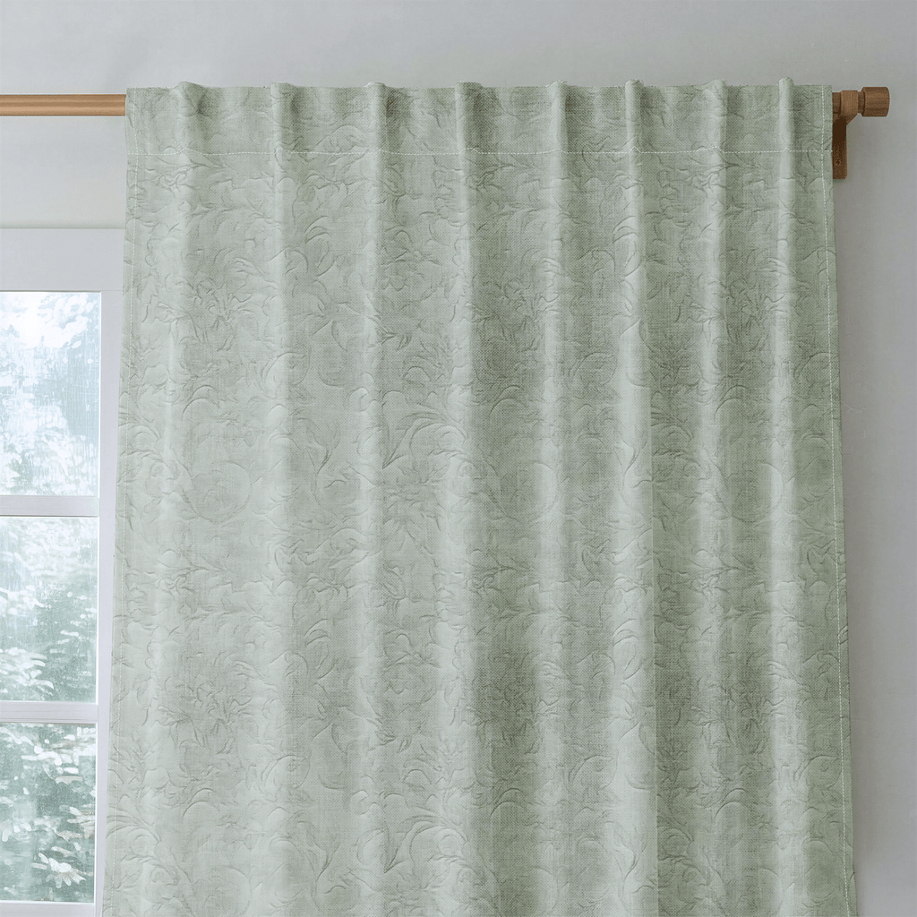 Embossed Elegance - Curtain Panel - The Drapery