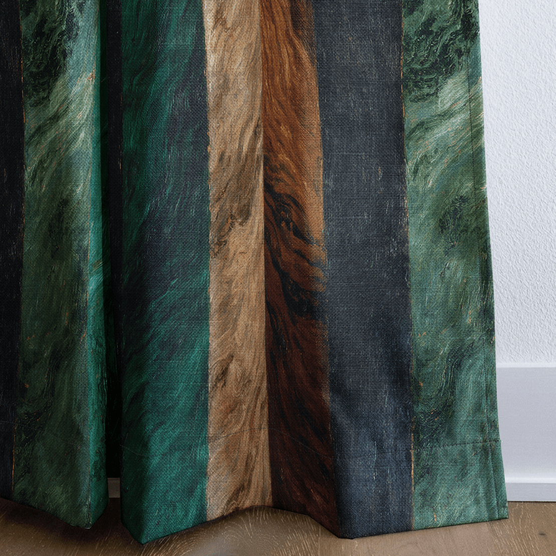 Emerald Grain - Curtain Panel - The Drapery