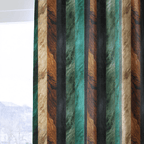Emerald Grain - Curtain Panel - The Drapery