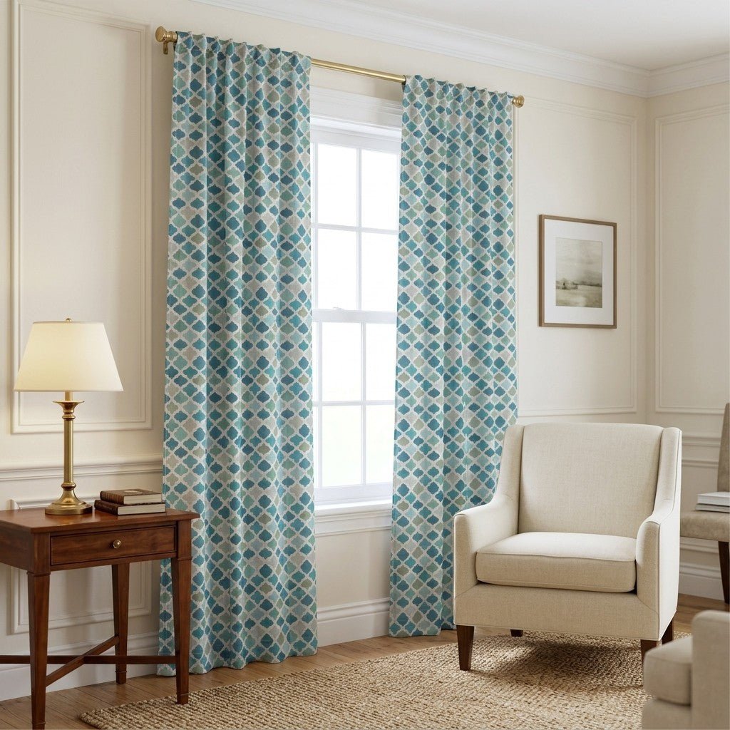 Emerald Jade - Curtain Panel - The Drapery