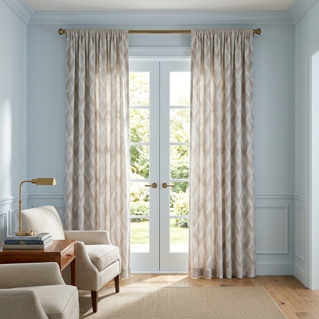 Emilia Sage - Curtain Panel - The Drapery
