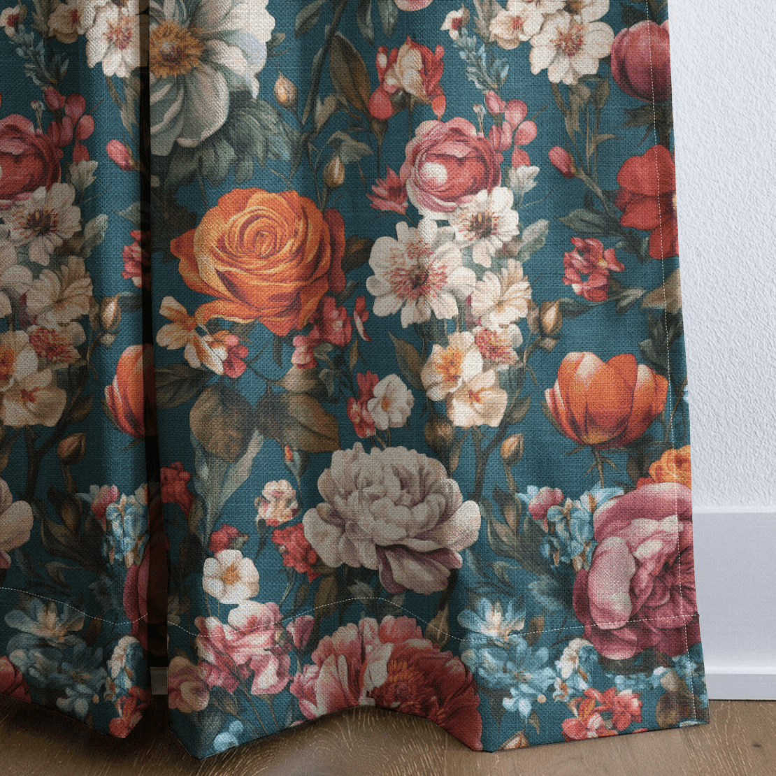 Ender Floral - Curtain Panel - The Drapery