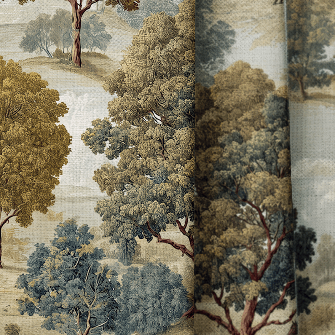 Equestrian Fields - Curtain Panel - The Drapery