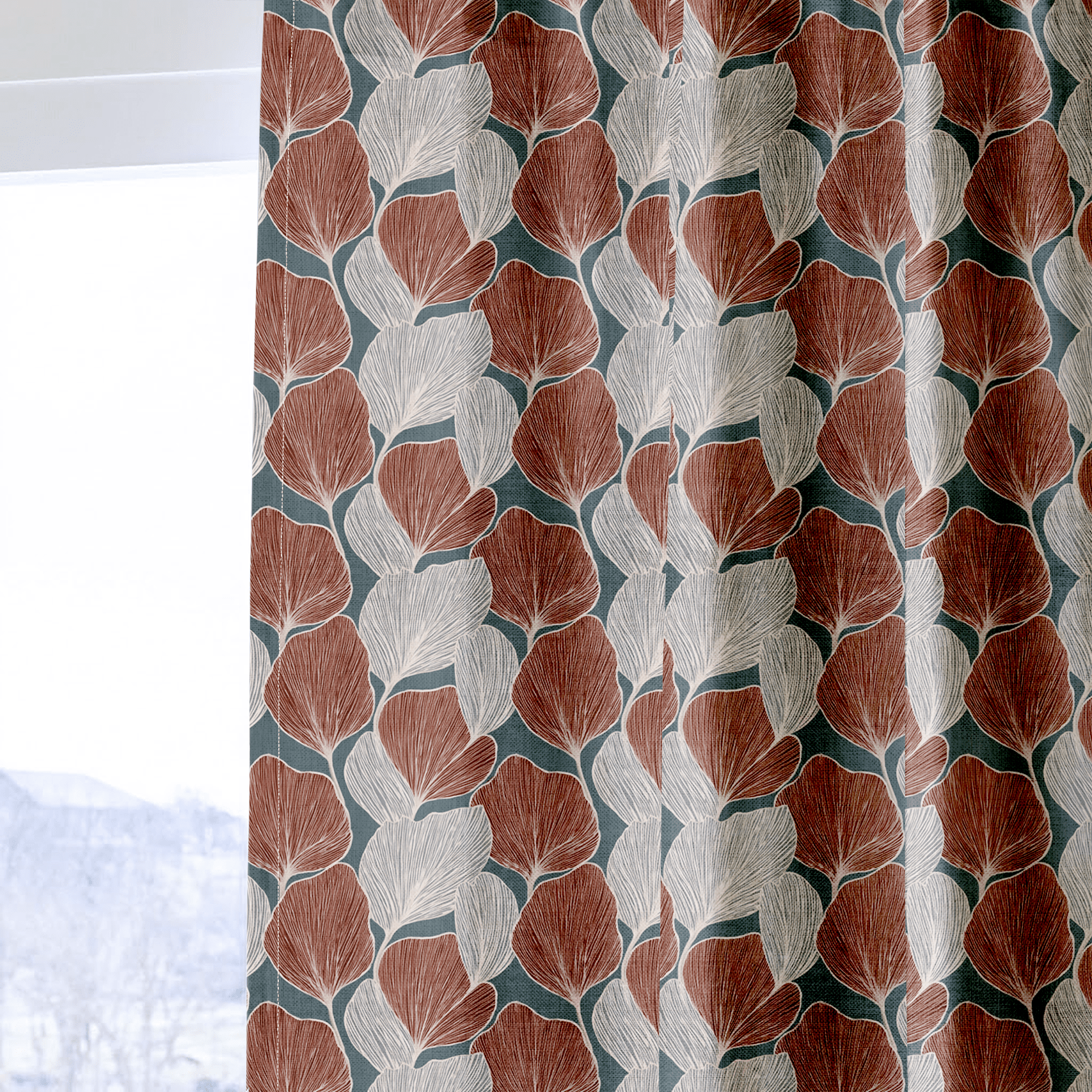 Esme Blooms - Curtain Panel - The Drapery