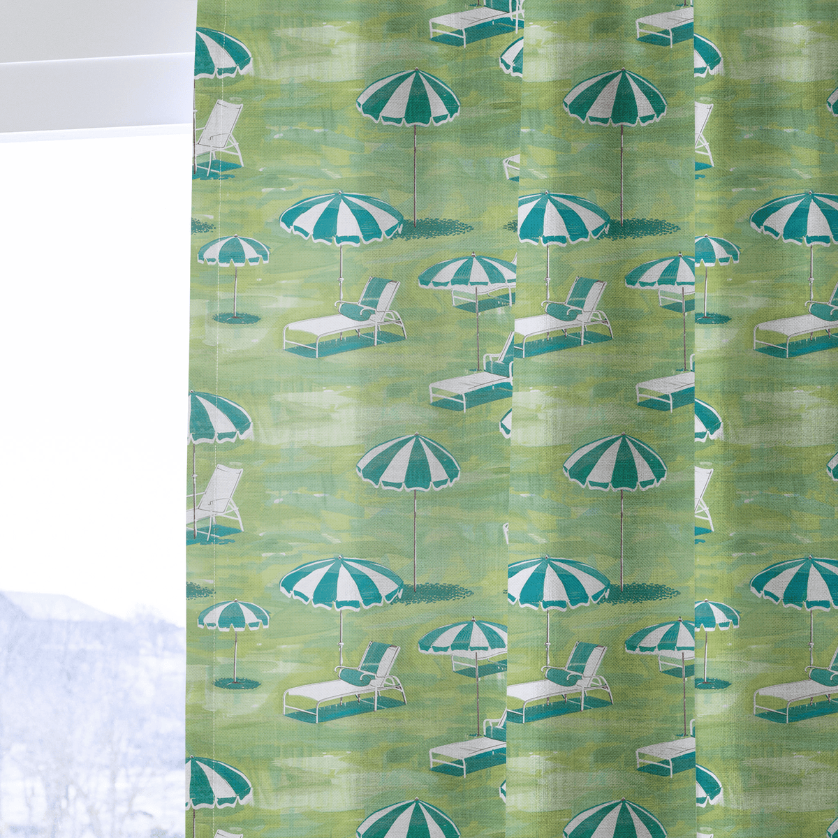 Estate Grounds - Curtain Panel - The Drapery