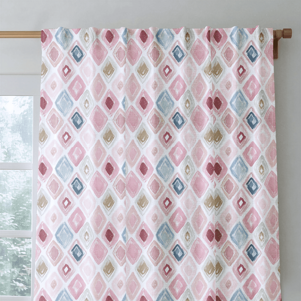Estella Diamonds - Curtain Panel - The Drapery
