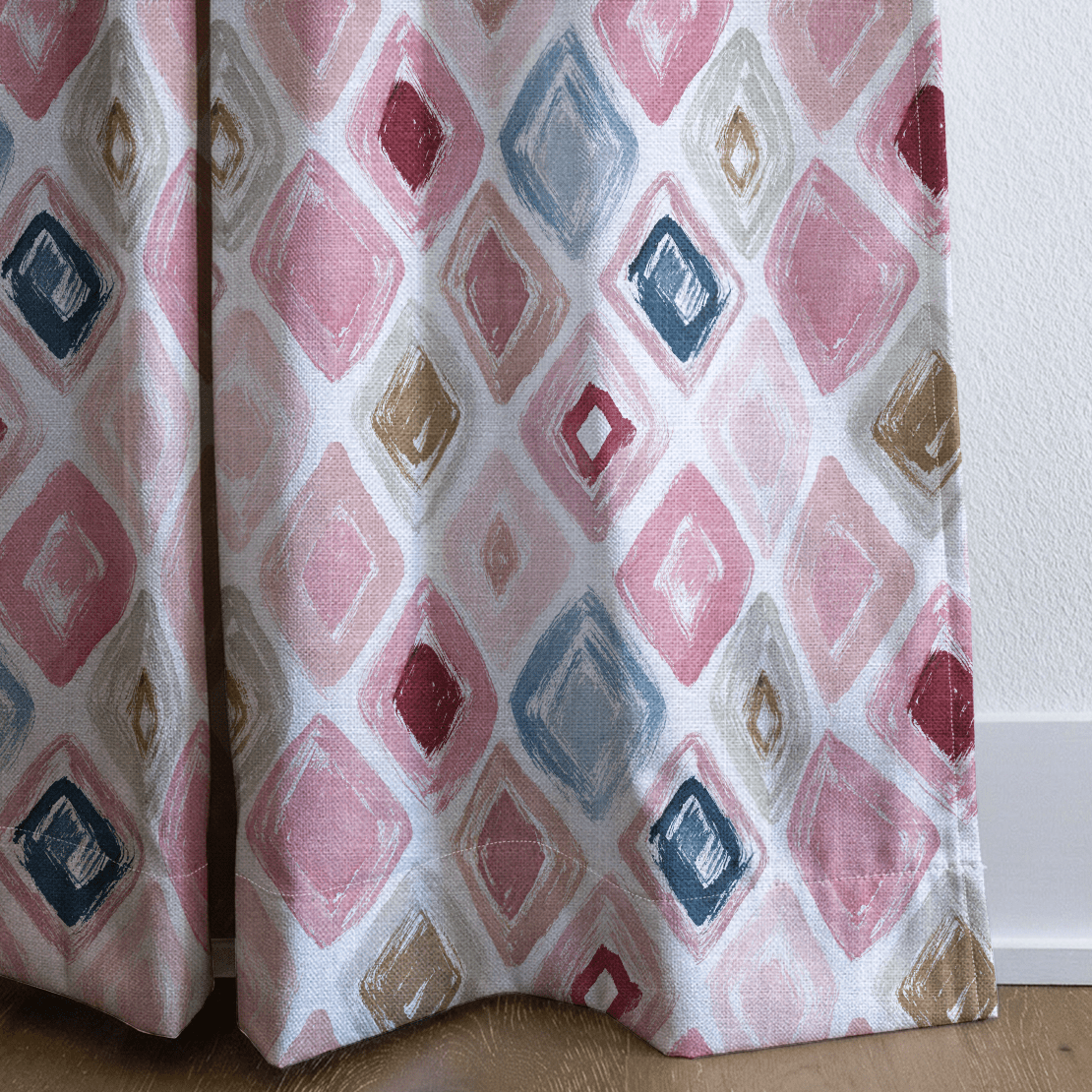 Estella Diamonds - Curtain Panel - The Drapery