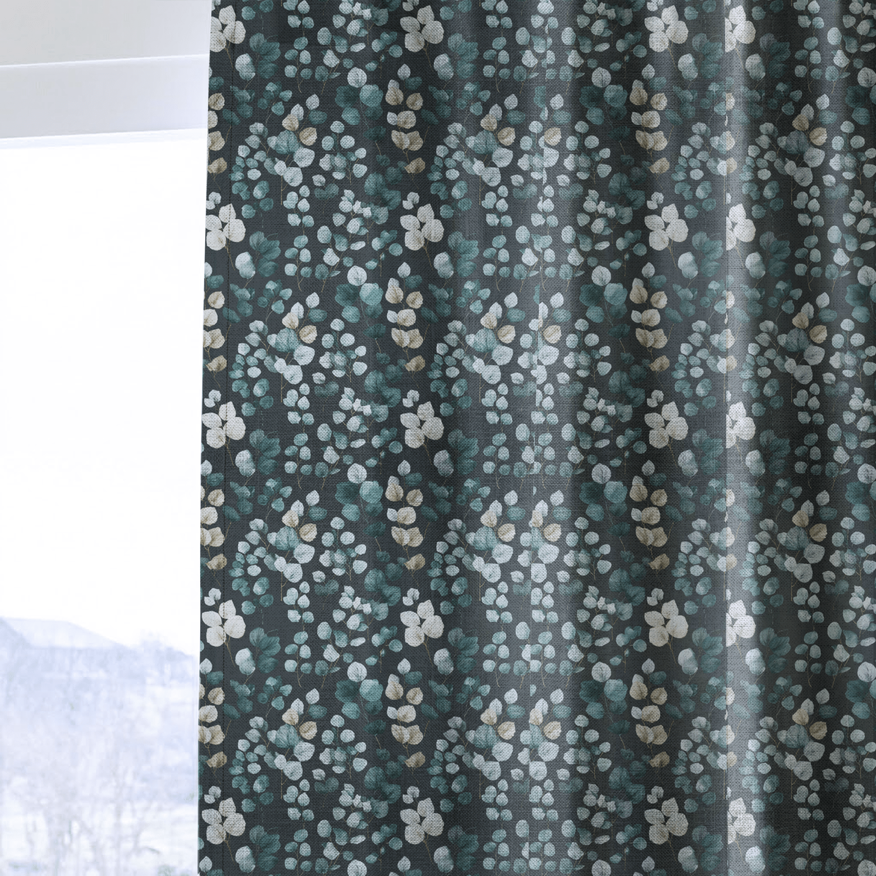 Eucalyptus - Curtain Panel - The Drapery