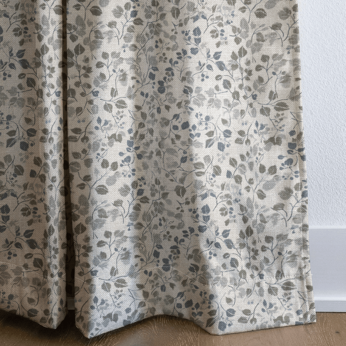 Eucalyptus Meadow Leaf - Curtain Panel - The Drapery