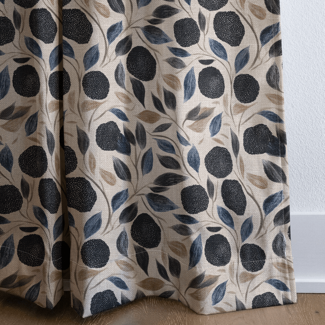 Evangeline Bloom - Curtain Panel - The Drapery