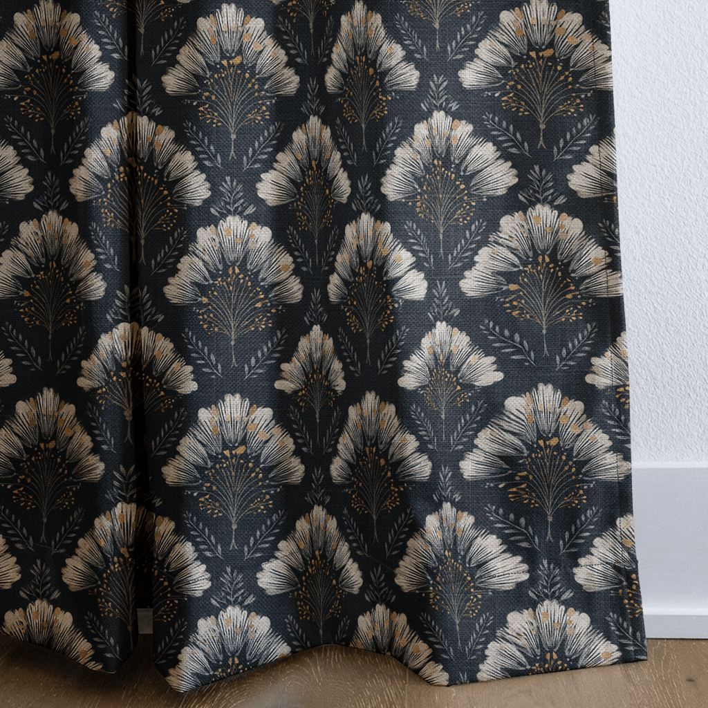 Evening Bloom - Curtain Panel - The Drapery
