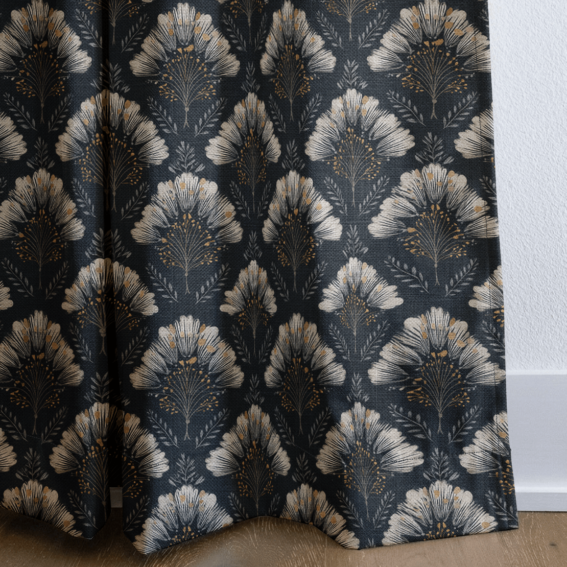 Evening Bloom - Curtain Panel - The Drapery
