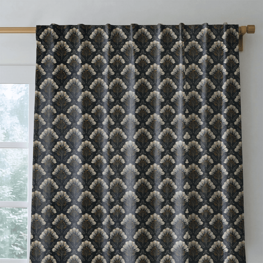 Evening Bloom - Curtain Panel - The Drapery