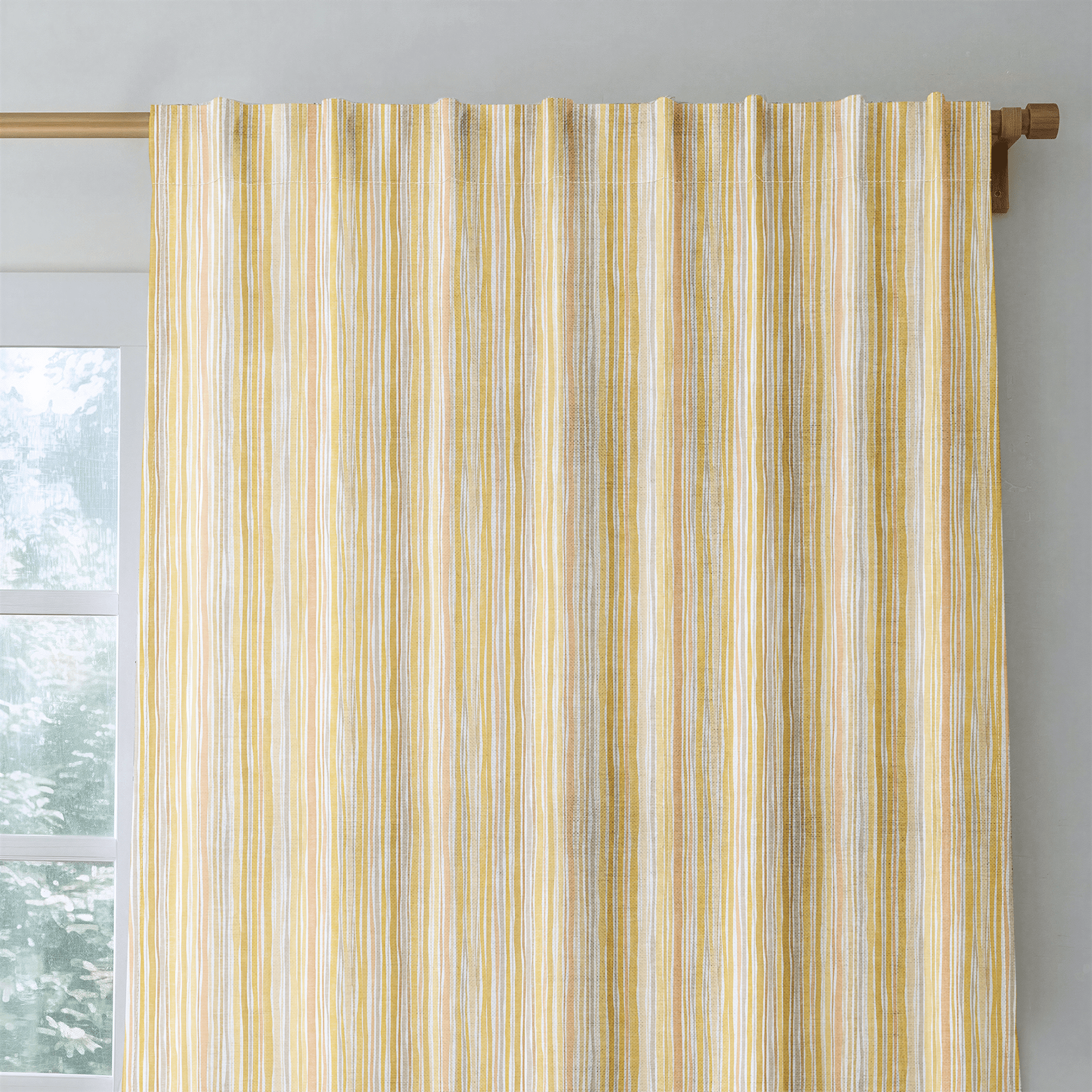 Everett Stripes - Curtain Panel - The Drapery