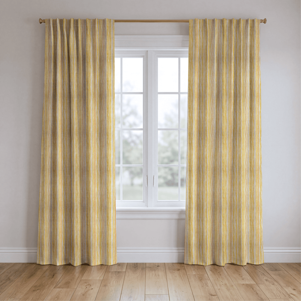 Everett Stripes - Curtain Panel - The Drapery