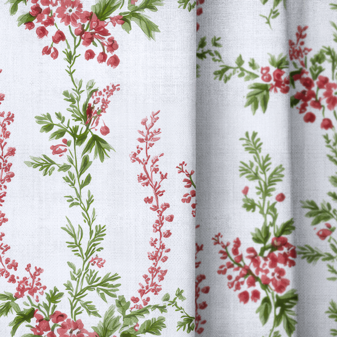 Evergreen Grace - Curtain Panel - The Drapery