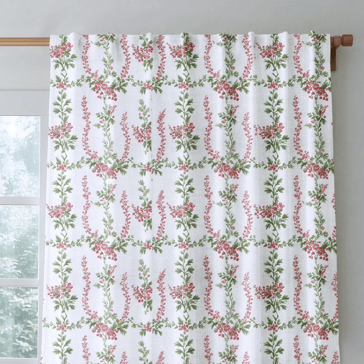 Evergreen Grace - Curtain Panel - The Drapery