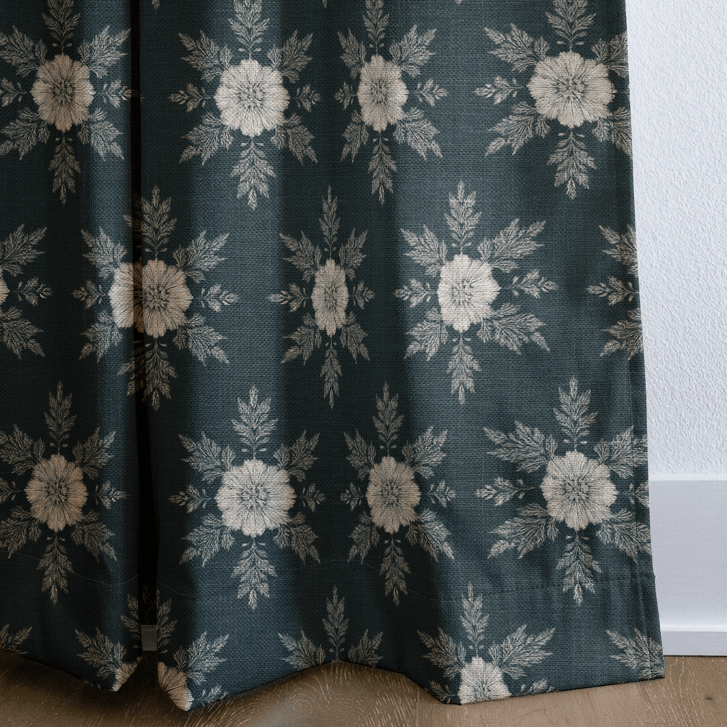 Evergreen Halo - Curtain Panel - The Drapery