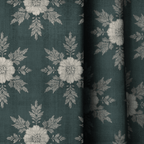 Evergreen Halo - Curtain Panel - The Drapery