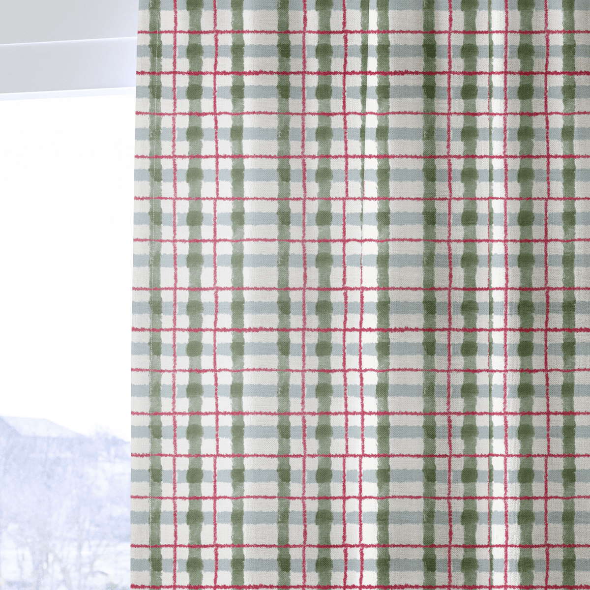 Everleigh Plaid - Curtain Panel - The Drapery