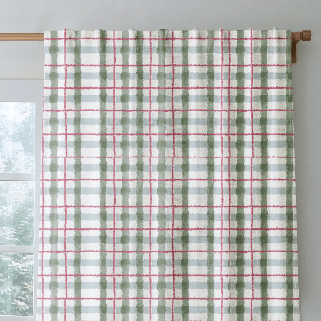Everleigh Plaid - Curtain Panel - The Drapery
