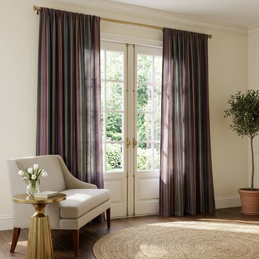 Mardi Stripes - Curtain Panel - Sunroom