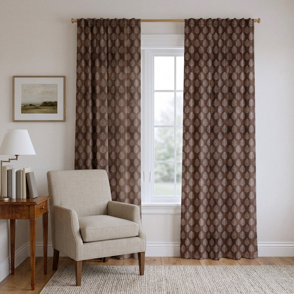 Bellara Feather - Curtain Panel - Reading Corner