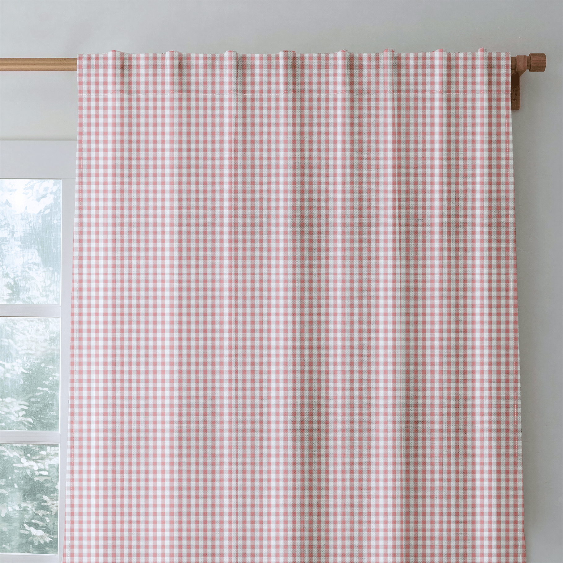 Faded Square - Curtain Panel - The Drapery