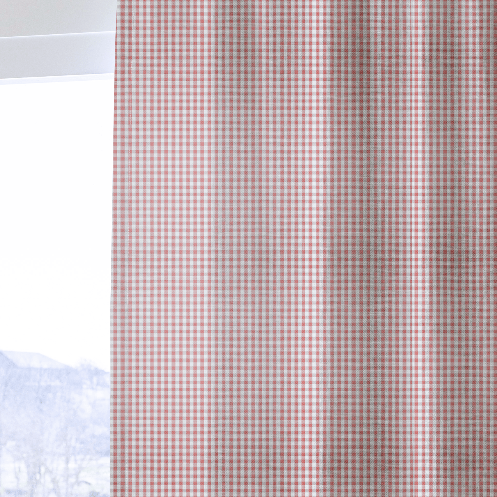 Faded Square - Curtain Panel - The Drapery
