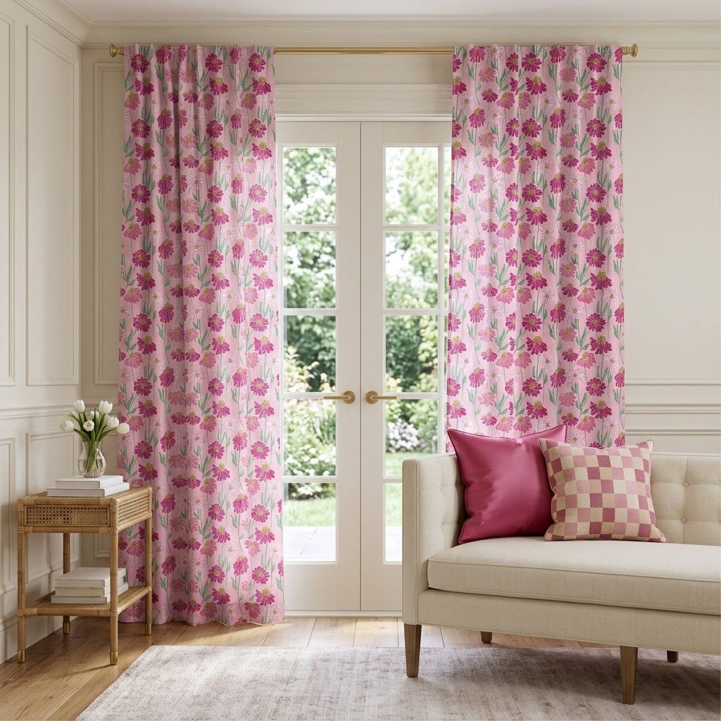 Faelan Daisy - Curtain Panel - The Drapery
